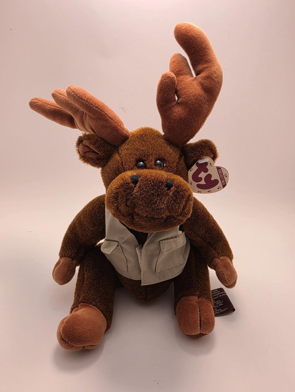 Ty Attic Treasures Collection “Montgomery” the Moose (11 inch)